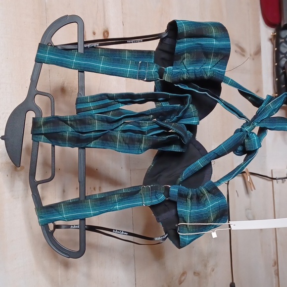 NWT- For Love and Lemons ❤️🍋- Wrap Plaid Top- Size Medium - Picture 5 of 5